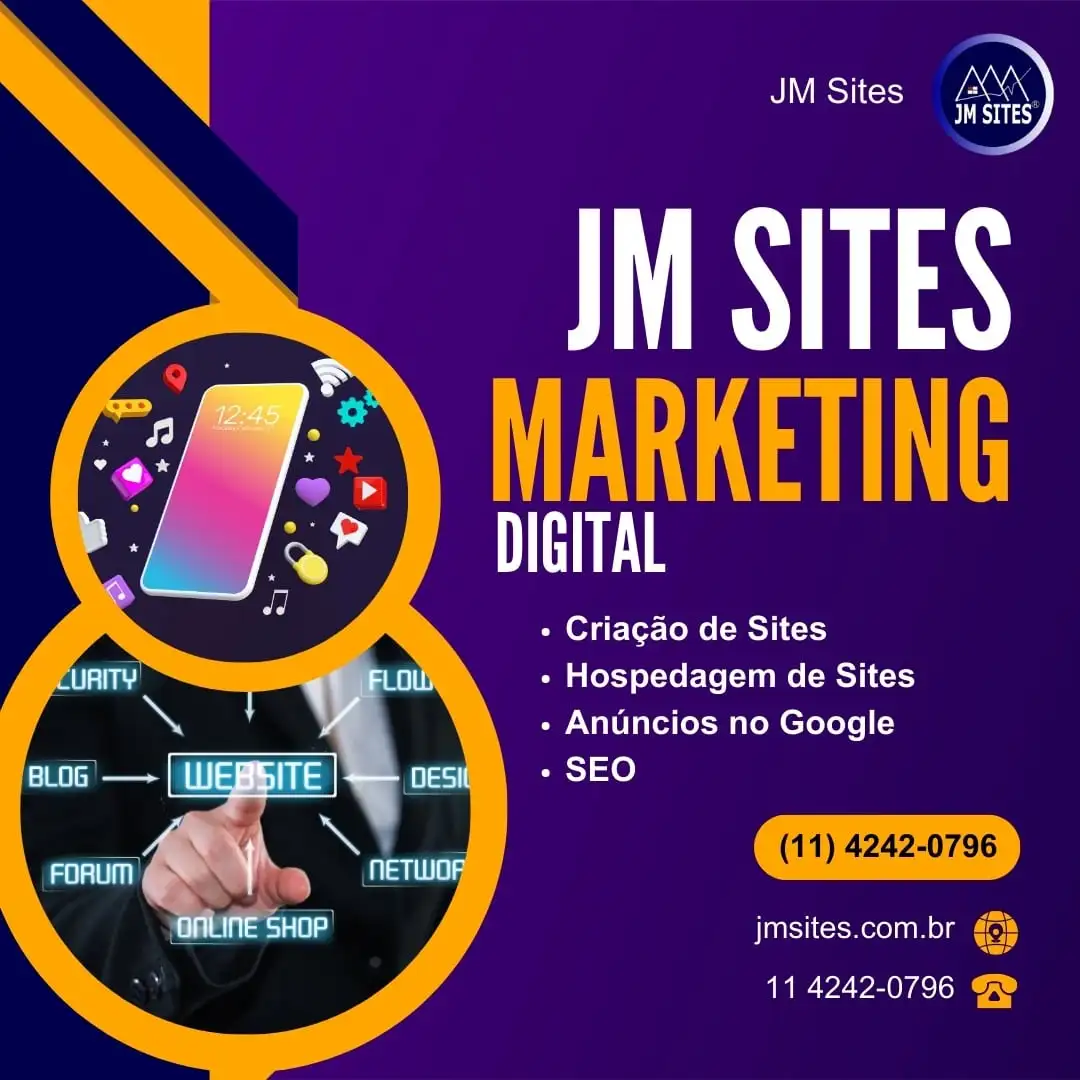 JM Sites Criação de Sites em Cotia
